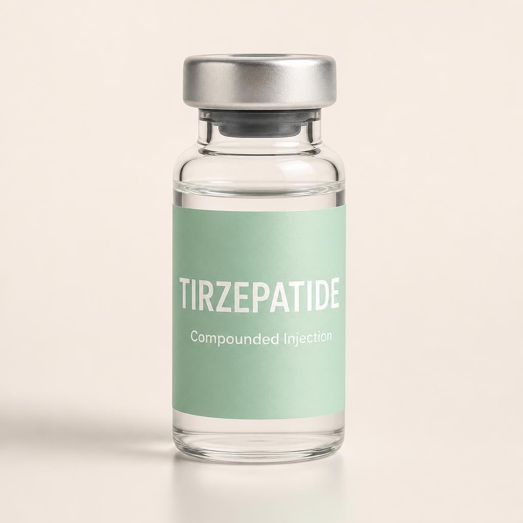 Compounded Tirzepatide packaging